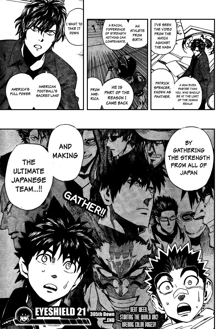 Eyeshield 21 Chapter 305 page 20 - Chapter 305: I am an American Footballer