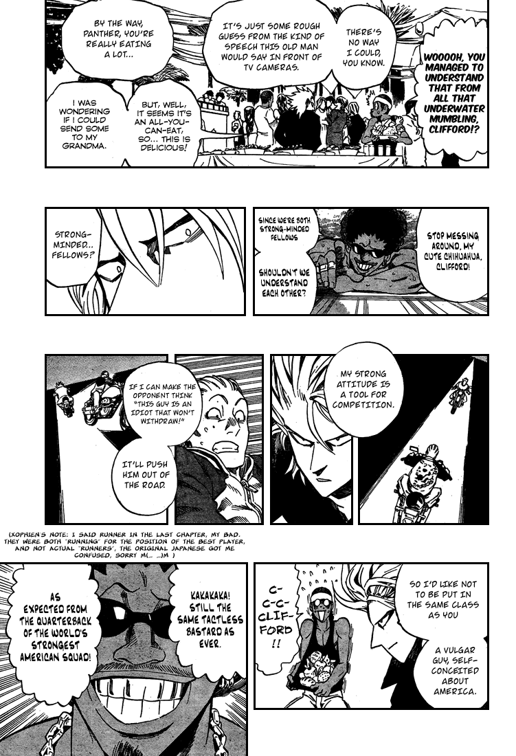 Eyeshield 21 Chapter 306 page 5 - Chapter 306: World Cup