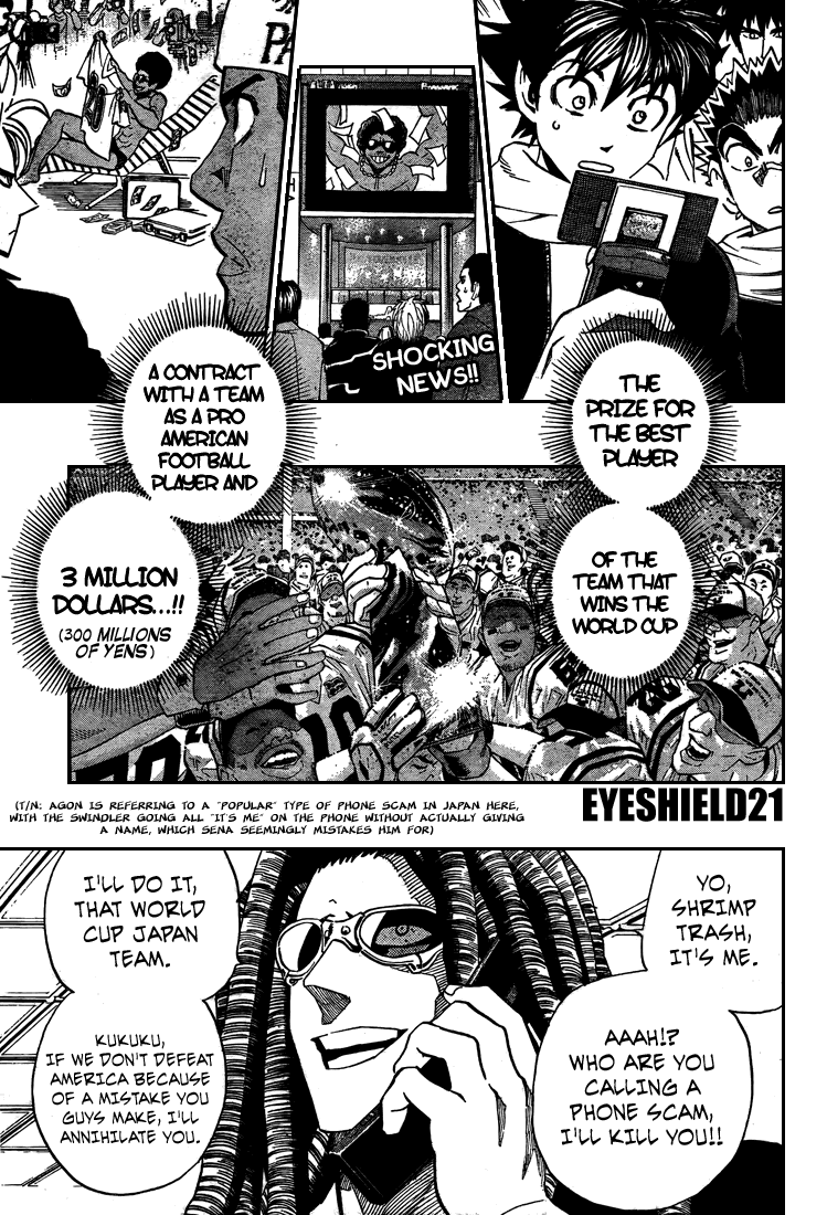 Eyeshield 21 Chapter 307 page 1 - Chapter 307: Great Gathering