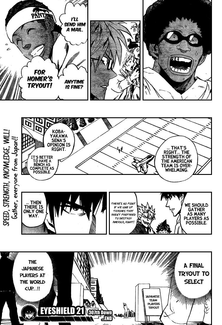 Eyeshield 21 Chapter 307 page 18 - Chapter 307: Great Gathering