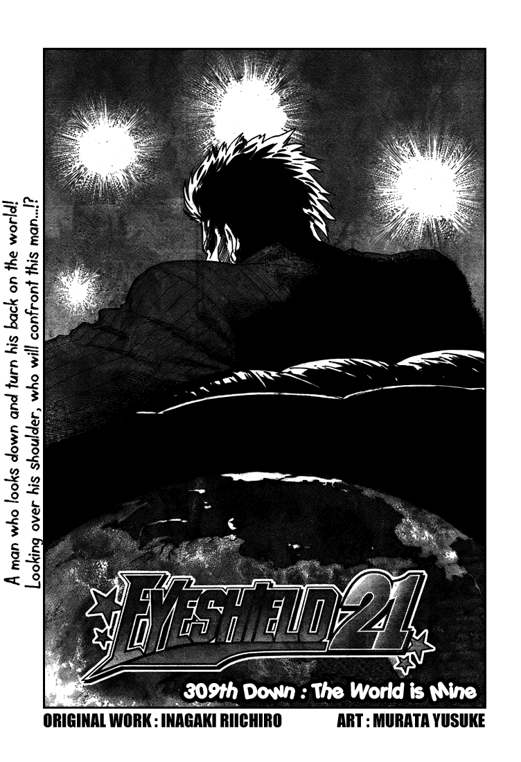 Eyeshield 21 Chapter 309 page 1 - Chapter 309: The World is Mine