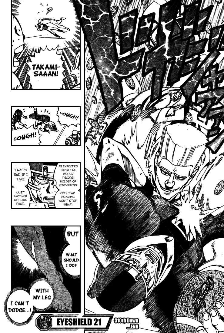 Eyeshield 21 Chapter 310 page 19 - Chapter 310: Japan vs Russia