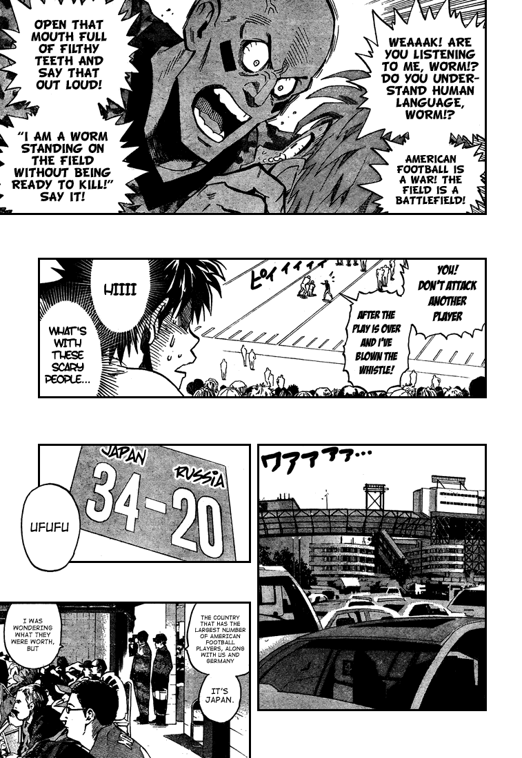 Eyeshield 21 Chapter 311 page 14 - Chapter 311: Burn, Rookie