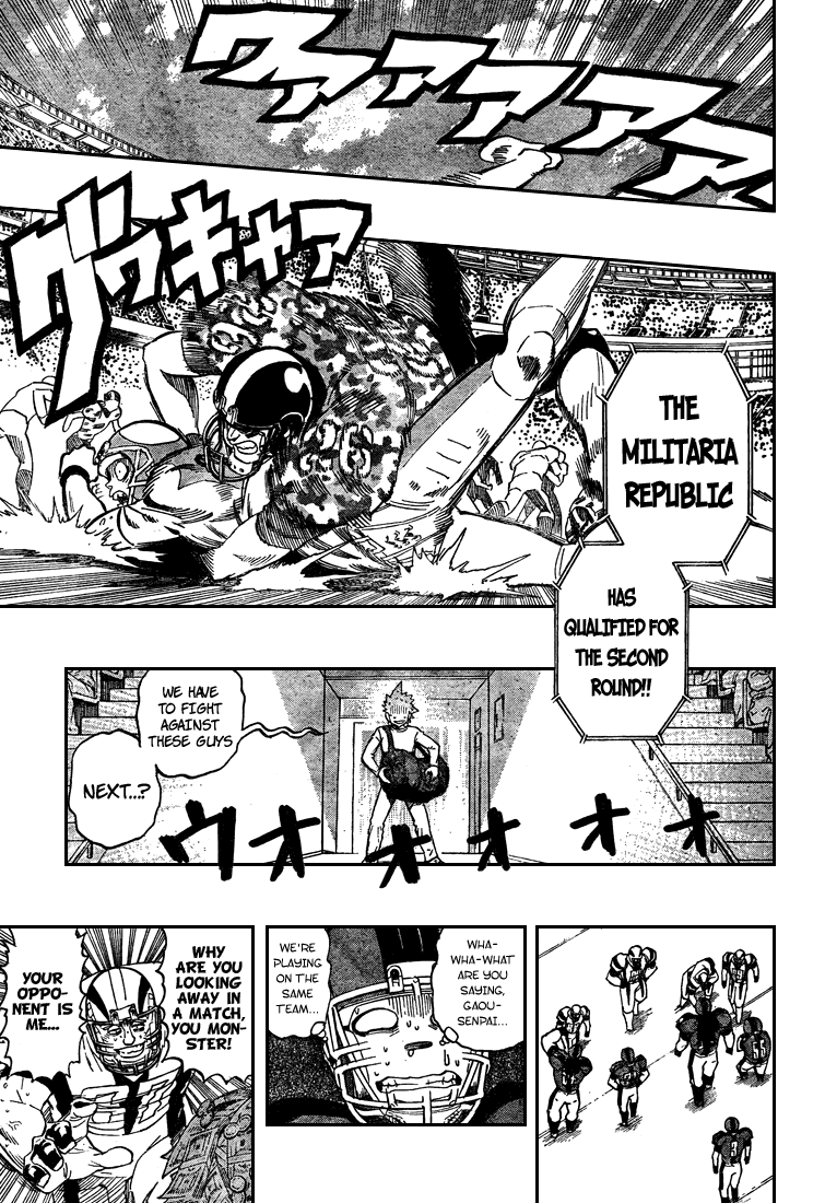 Eyeshield 21 Chapter 311 page 16 - Chapter 311: Burn, Rookie