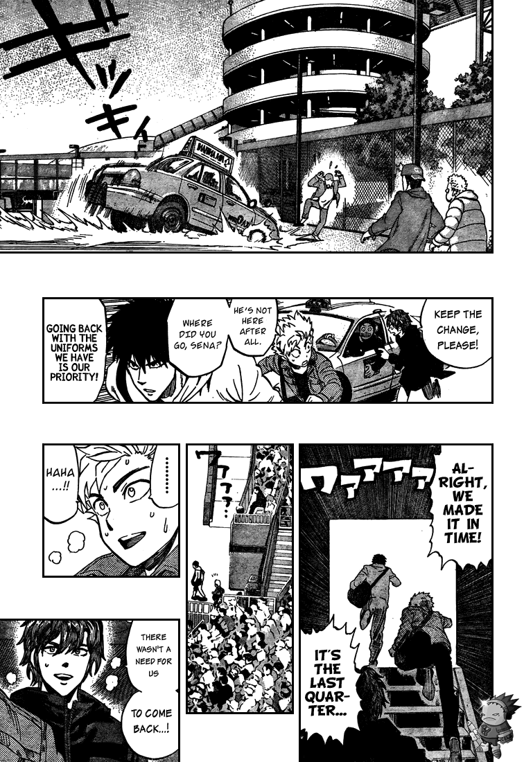Eyeshield 21 Chapter 311 page 8 - Chapter 311: Burn, Rookie