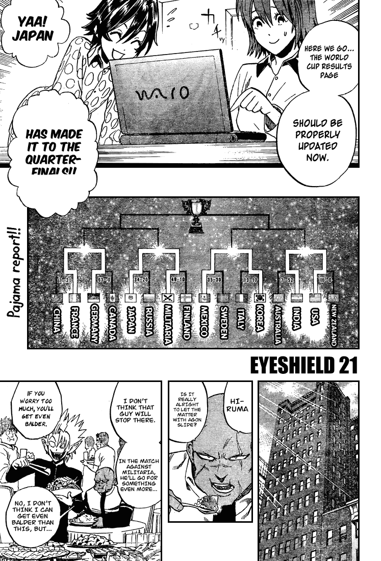 Eyeshield 21 Chapter 313 page 1 - Chapter 313: Ambition