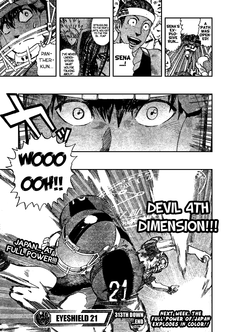 Eyeshield 21 Chapter 313 page 18 - Chapter 313: Ambition