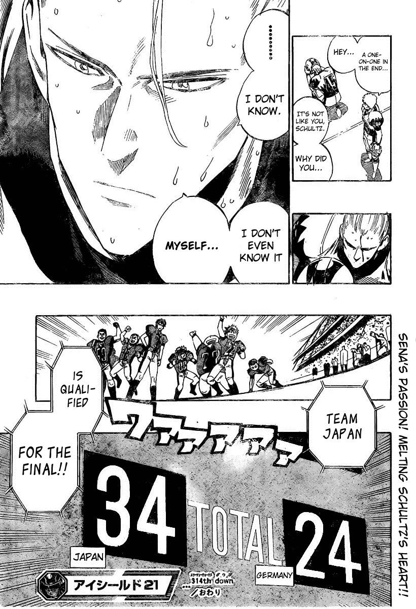 Eyeshield 21 Chapter 314 page 19 - Chapter 314: I Love American Football
