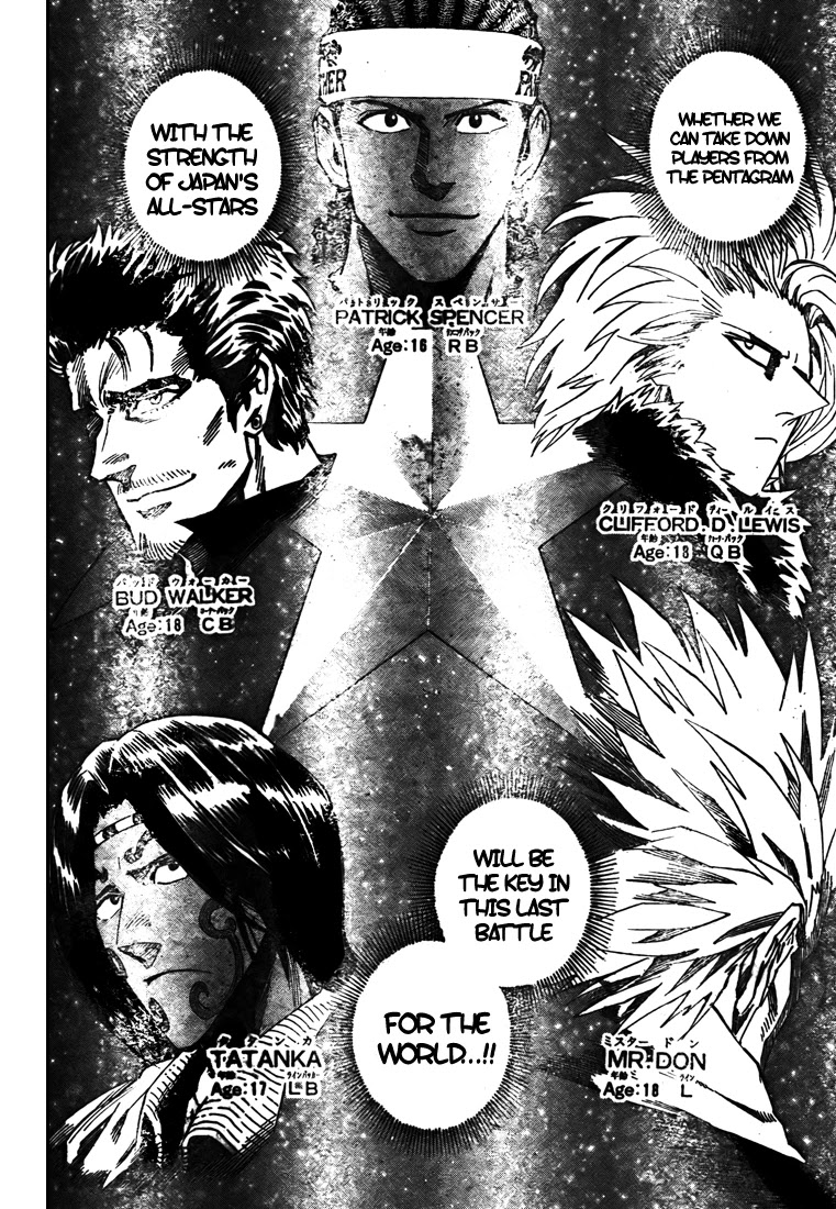 Eyeshield 21 Chapter 315 page 11 - Chapter 315: Pentagram