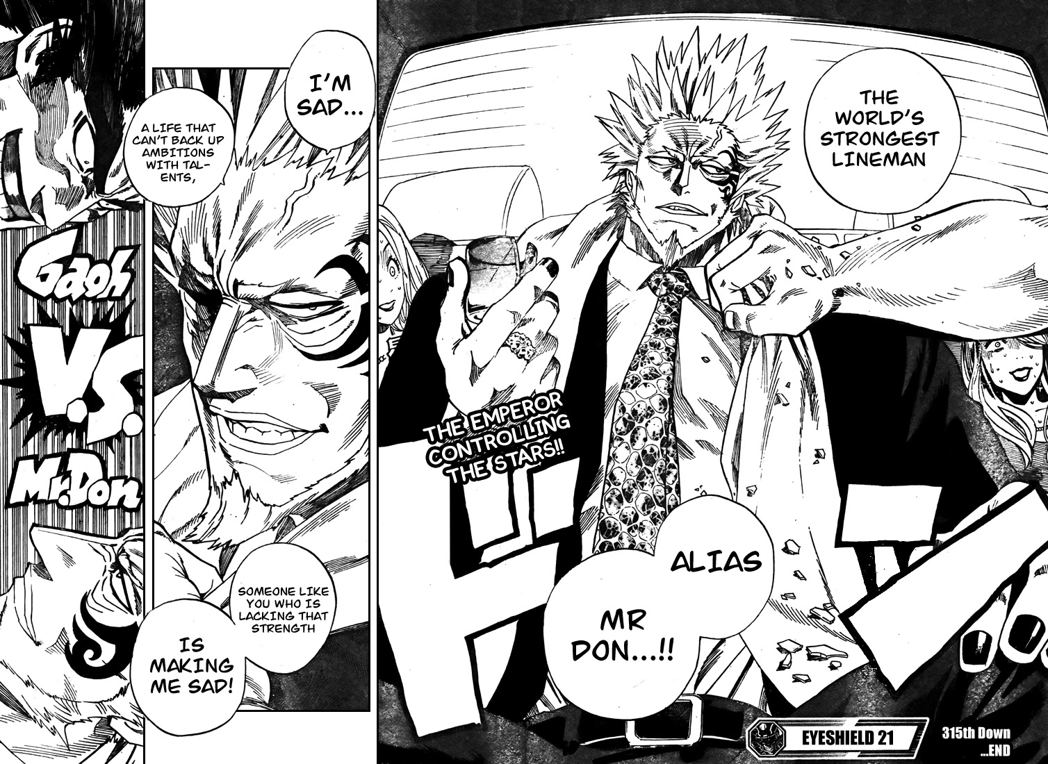 Eyeshield 21 Chapter 315 page 16 - Chapter 315: Pentagram