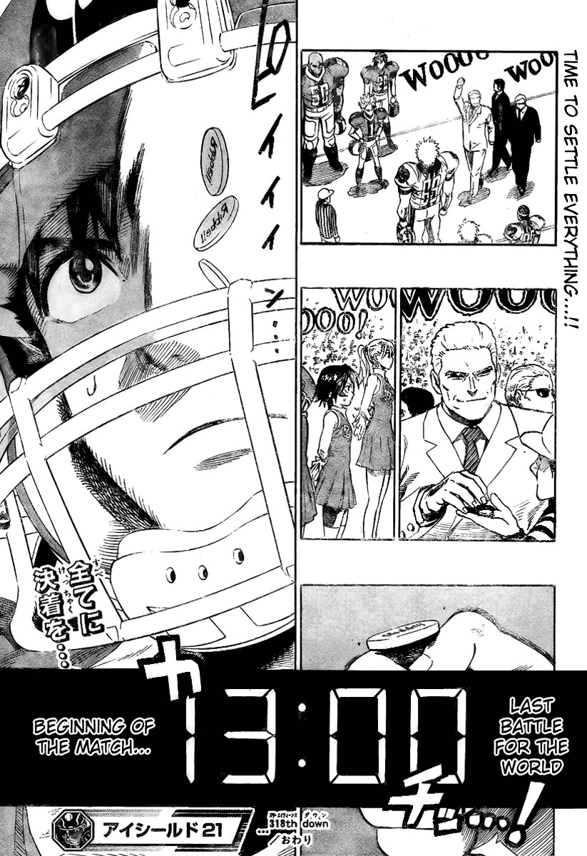 Eyeshield 21 Chapter 318 page 21 - Chapter 318: Countdown 13