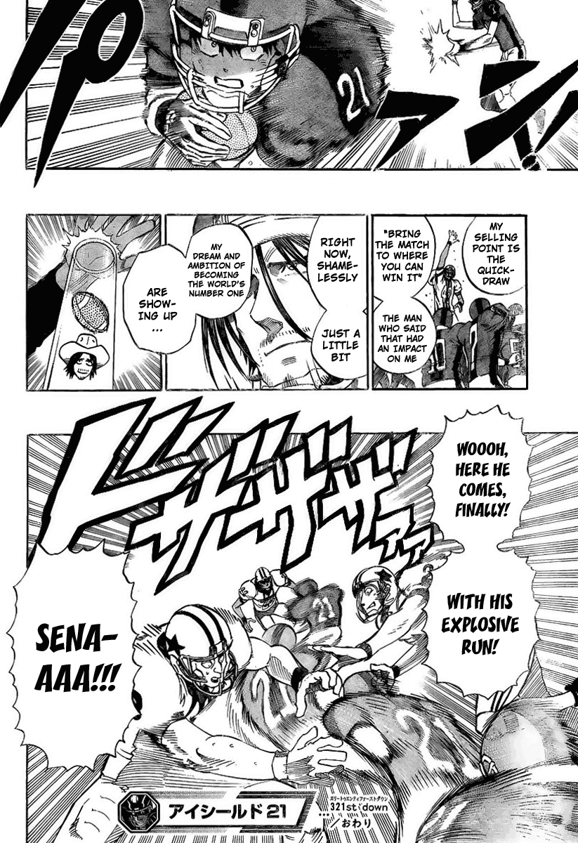 Eyeshield 21 Chapter 321 page 17 - Chapter 321: I am No. 1