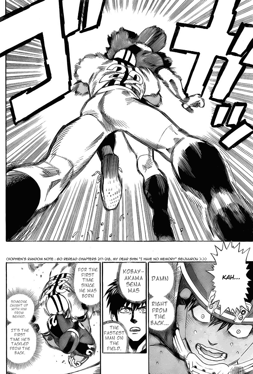 Eyeshield 21 Chapter 322 page 16 - Chapter 322: Sena vs Panter