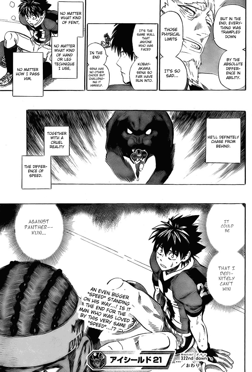 Eyeshield 21 Chapter 322 page 19 - Chapter 322: Sena vs Panter
