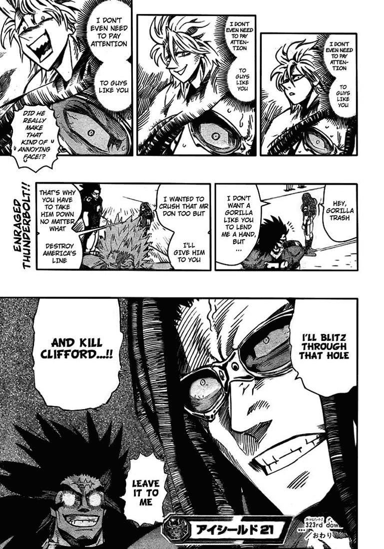 Eyeshield 21 Chapter 323 page 17 - Chapter 323: Double Ace Runners