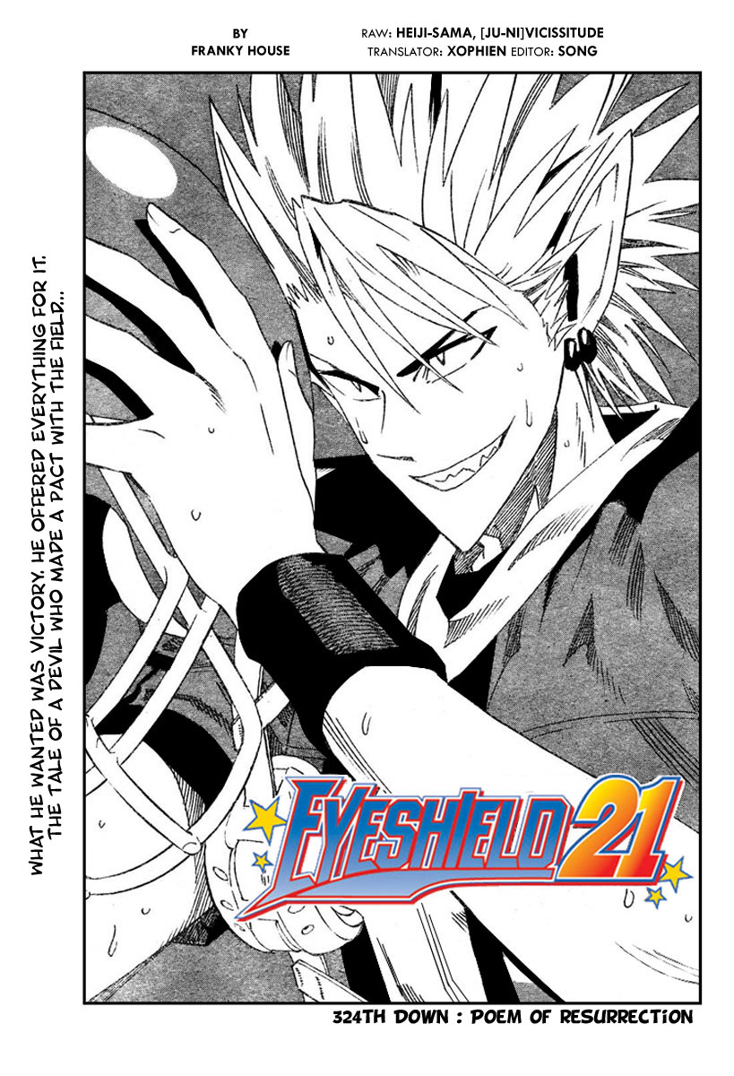 Eyeshield 21 Chapter 324 page 1 - Chapter 324: Poem of Resurrection