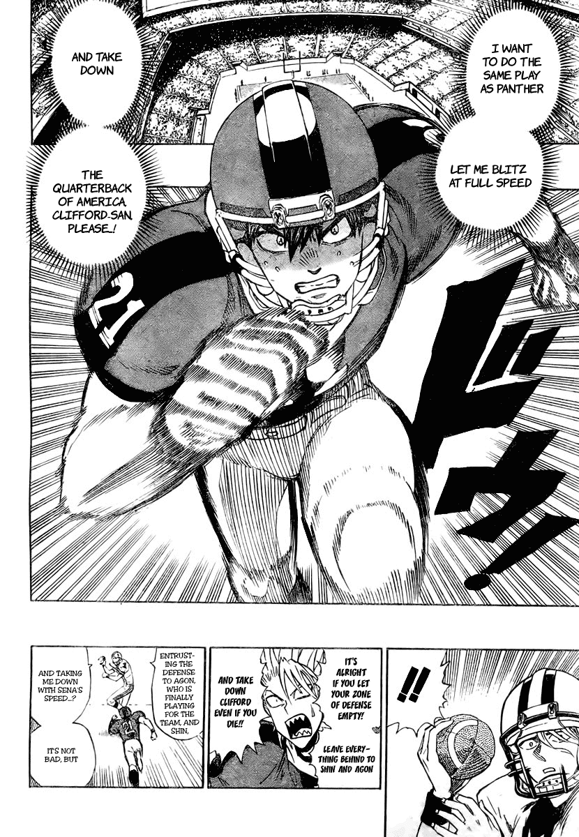 Eyeshield 21 Chapter 326 page 11 - Chapter 326: Lecture on How to Handle Cards by Hiruma Youichi and Cliffford D. Lewis
