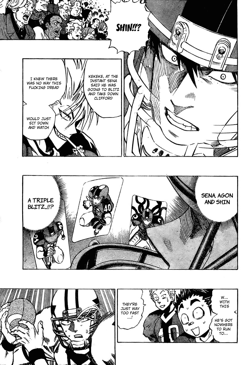 Eyeshield 21 Chapter 326 page 16 - Chapter 326: Lecture on How to Handle Cards by Hiruma Youichi and Cliffford D. Lewis