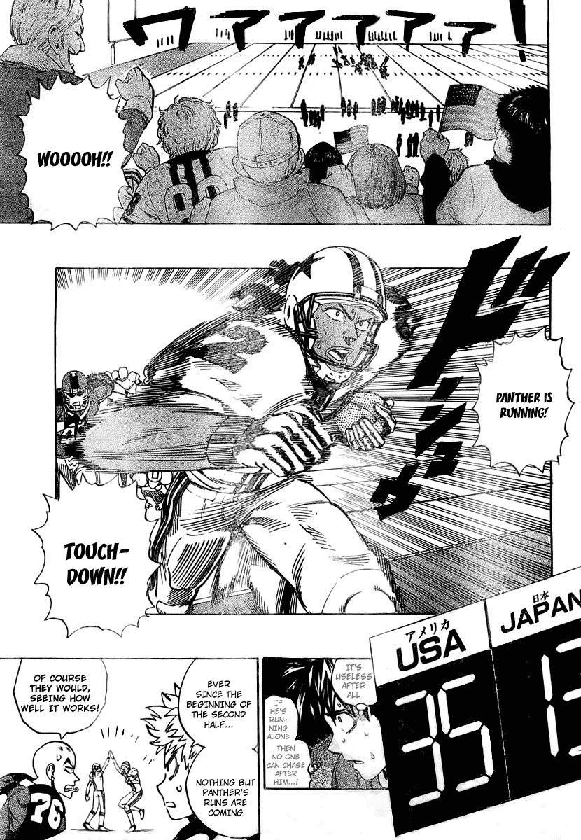 Eyeshield 21 Chapter 326 page 5 - Chapter 326: Lecture on How to Handle Cards by Hiruma Youichi and Cliffford D. Lewis