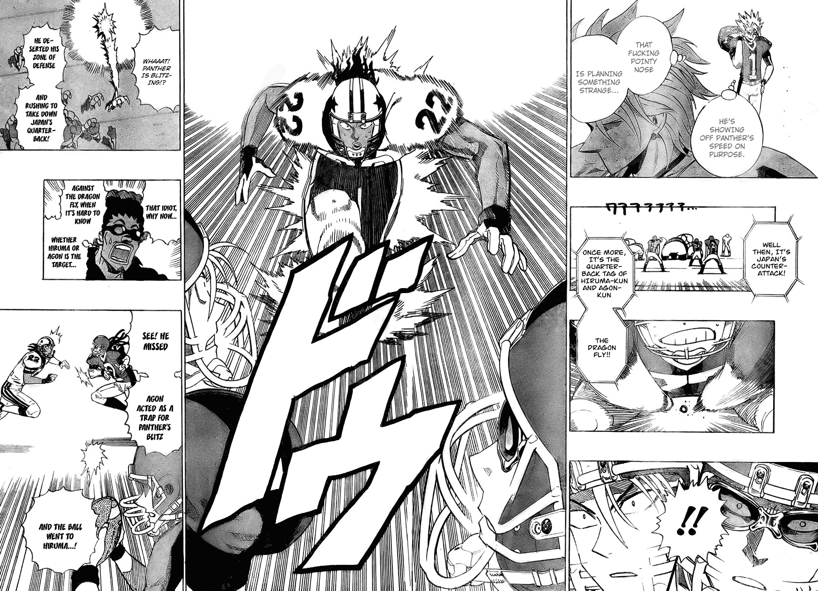 Eyeshield 21 Chapter 326 page 6 - Chapter 326: Lecture on How to Handle Cards by Hiruma Youichi and Cliffford D. Lewis