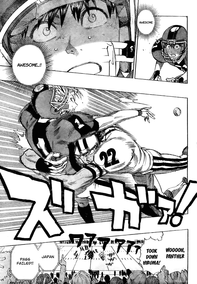 Eyeshield 21 Chapter 326 page 8 - Chapter 326: Lecture on How to Handle Cards by Hiruma Youichi and Cliffford D. Lewis