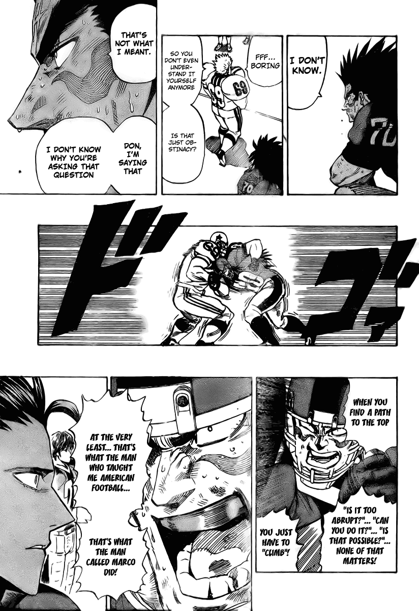 Eyeshield 21 Chapter 327 page 15 - Chapter 327: As Long As There Is A Path