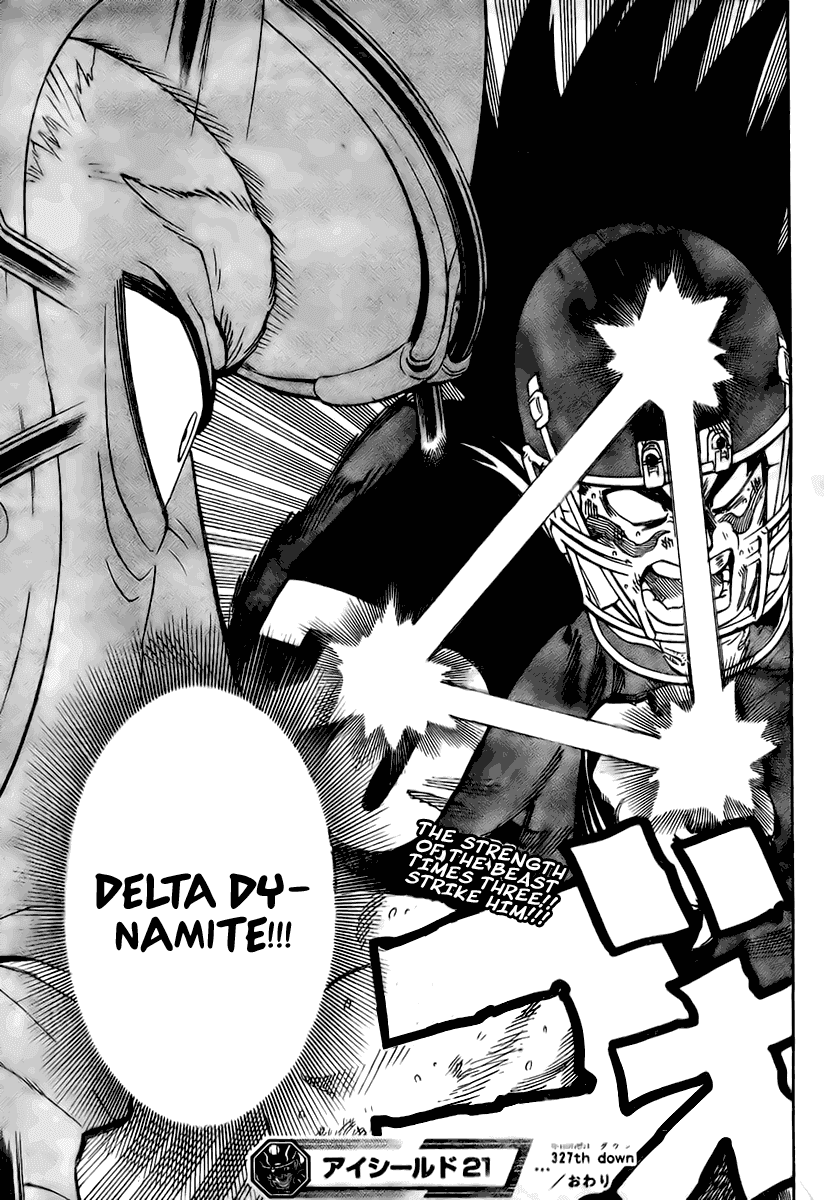 Eyeshield 21 Chapter 327 page 19 - Chapter 327: As Long As There Is A Path
