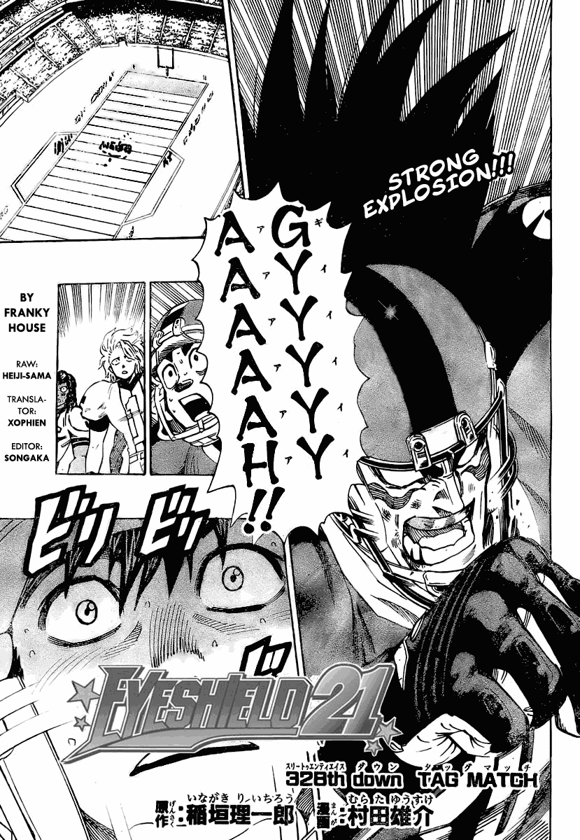 Eyeshield 21 Chapter 328 page 2 - Chapter 328: Tag Match