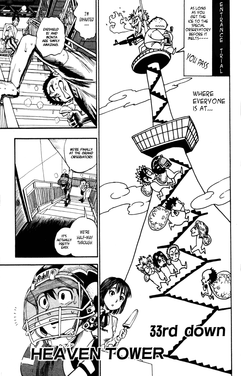 Eyeshield 21 Chapter 33 page 1 - Chapter 33: Heaven Tower