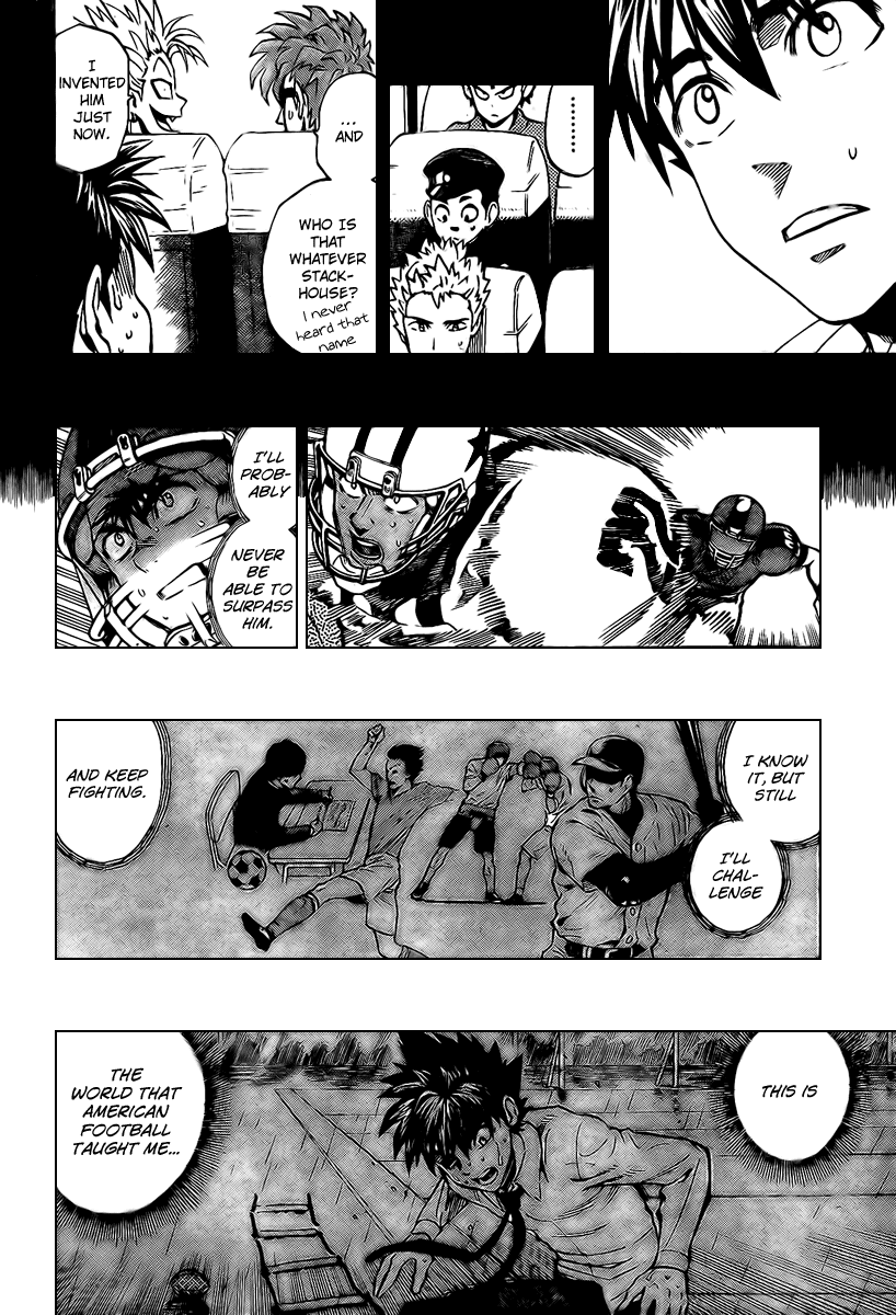 Eyeshield 21 Chapter 330 page 12 - Chapter 330: The Eyes of a Male