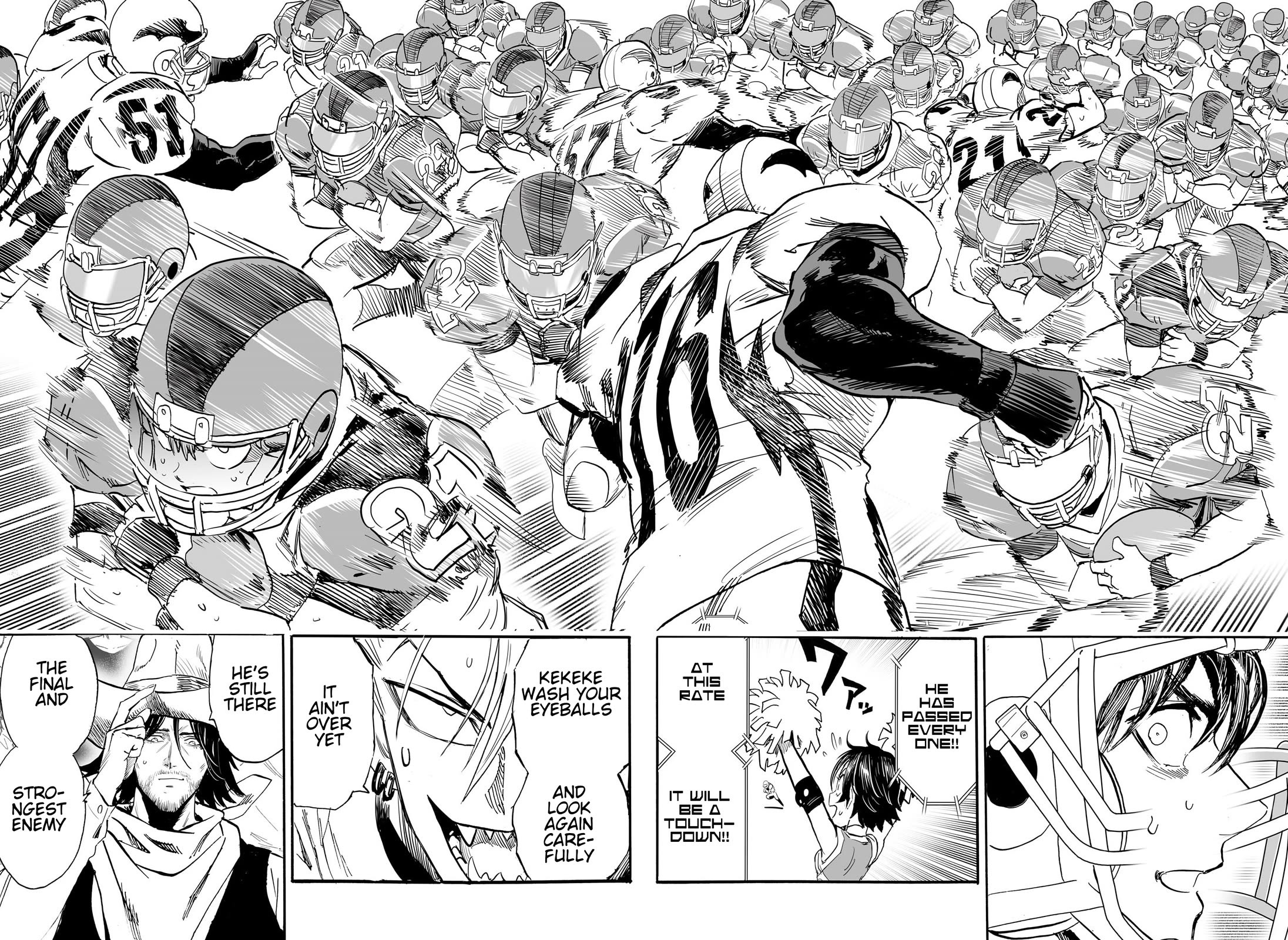 Eyeshield 21 Chapter 333.5 page 40 - Chapter 333.5: ONESHOT BRAIN X BRAVE