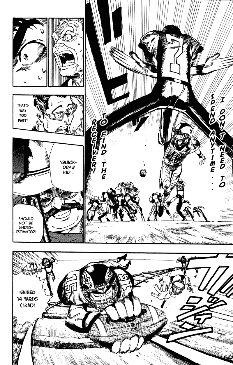 Eyeshield 21 Chapter 35 page 14 - Chapter 35: Knights Vs. Gunmen