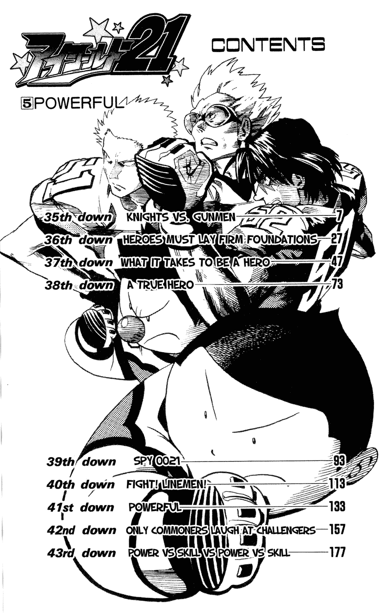 Eyeshield 21 Chapter 35 page 3 - Chapter 35: Knights Vs. Gunmen
