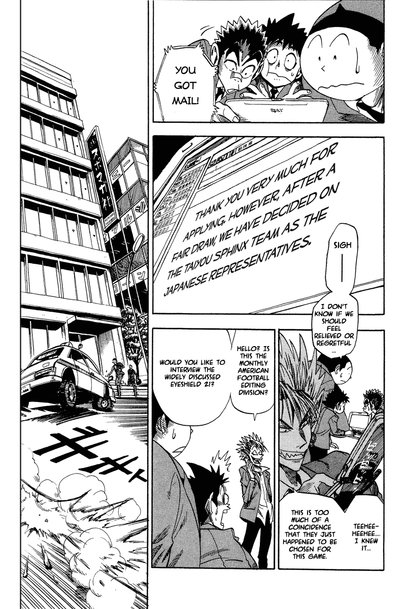 Eyeshield 21 Chapter 39 page 12 - Chapter 39: Spy 0021