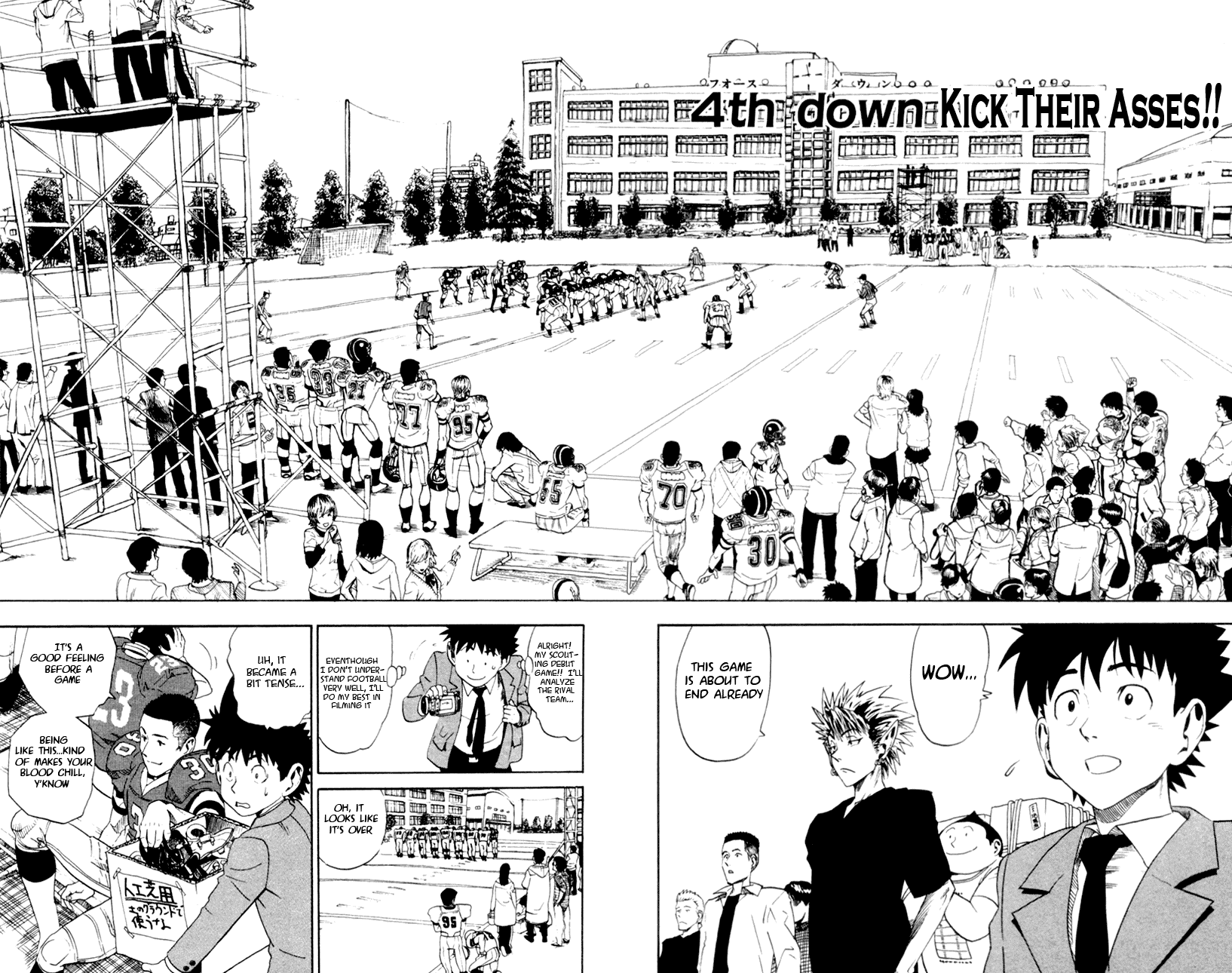 Eyeshield 21 Chapter 4 page 4 - Chapter 4: Gonna Kick Their Asses!!