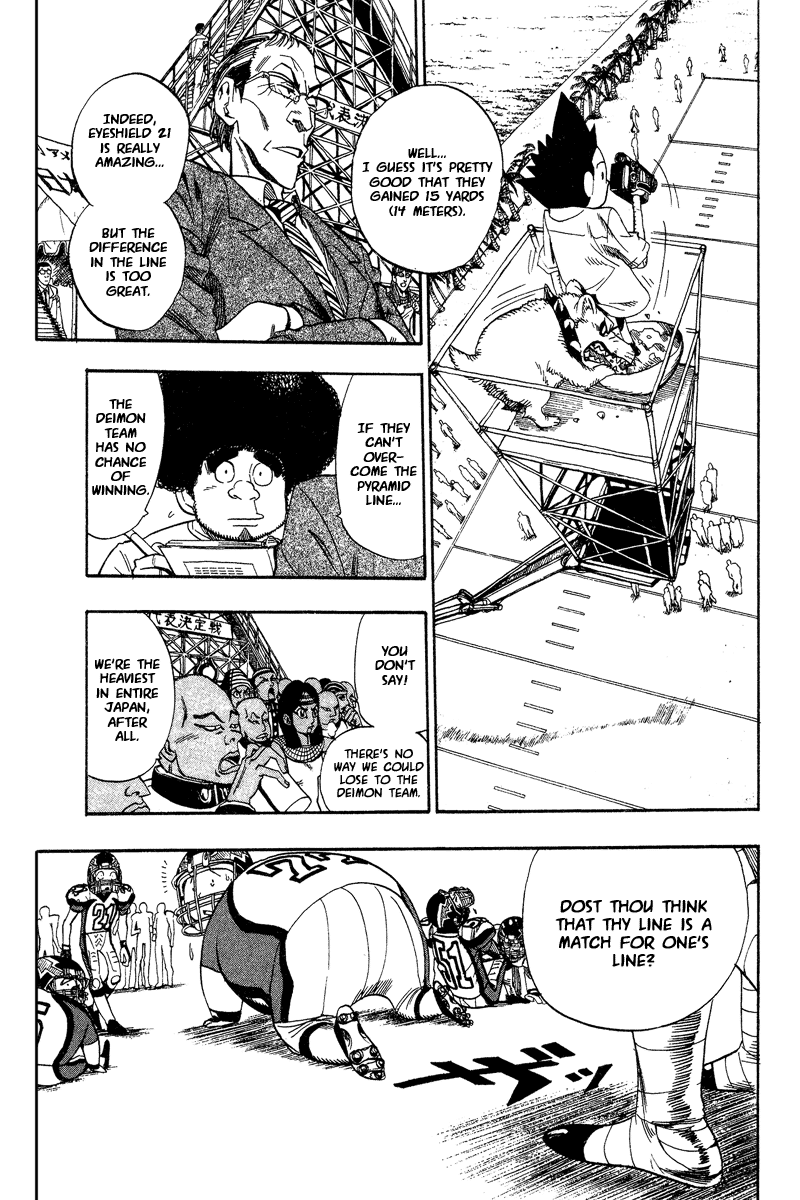 Eyeshield 21 Chapter 42 page 3 - Chapter 42: Only Commoners Laugh at Challengers
