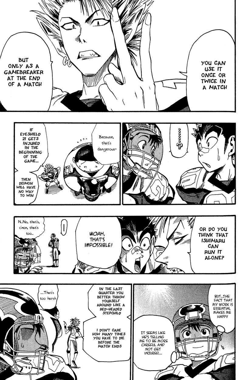 Eyeshield 21 Chapter 49 page 8 - Chapter 49: The King That Challenges God
