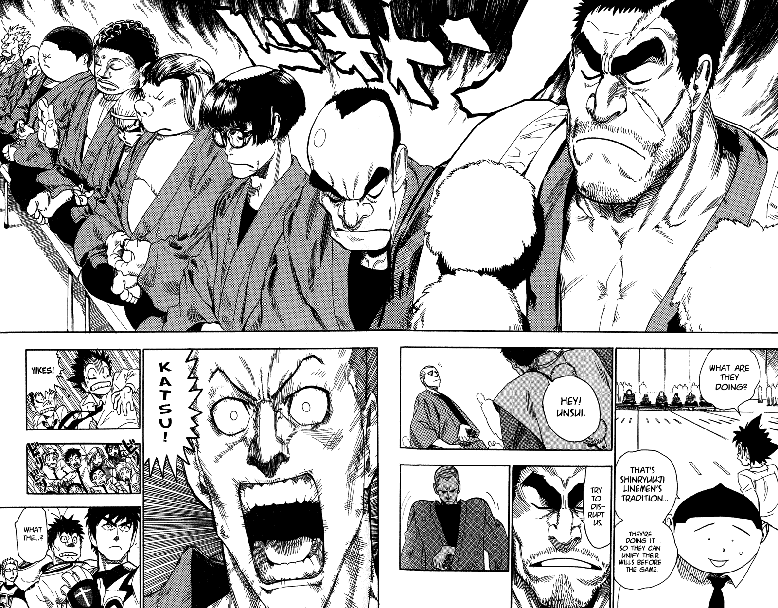 Eyeshield 21 Chapter 50 page 2 - Chapter 50: Warriors of Buddha