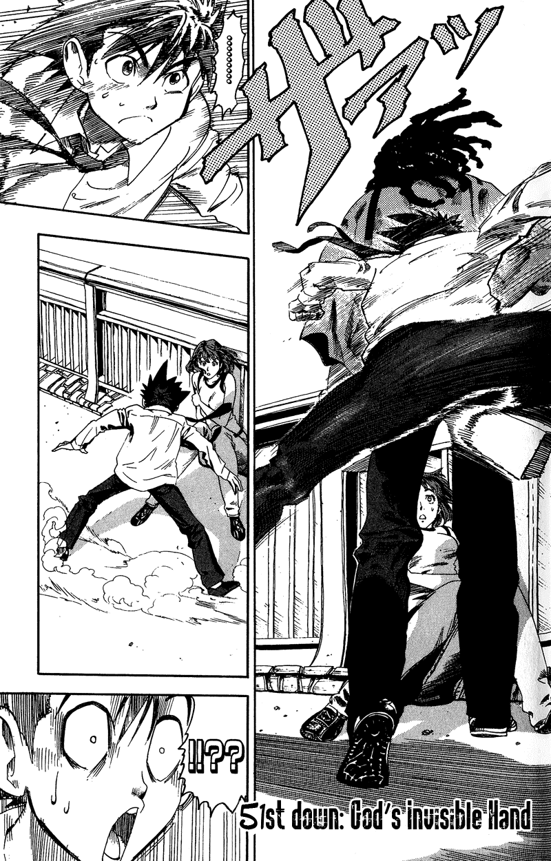 Eyeshield 21 Chapter 51 page 1 - Chapter 51: God's Invisible Hand