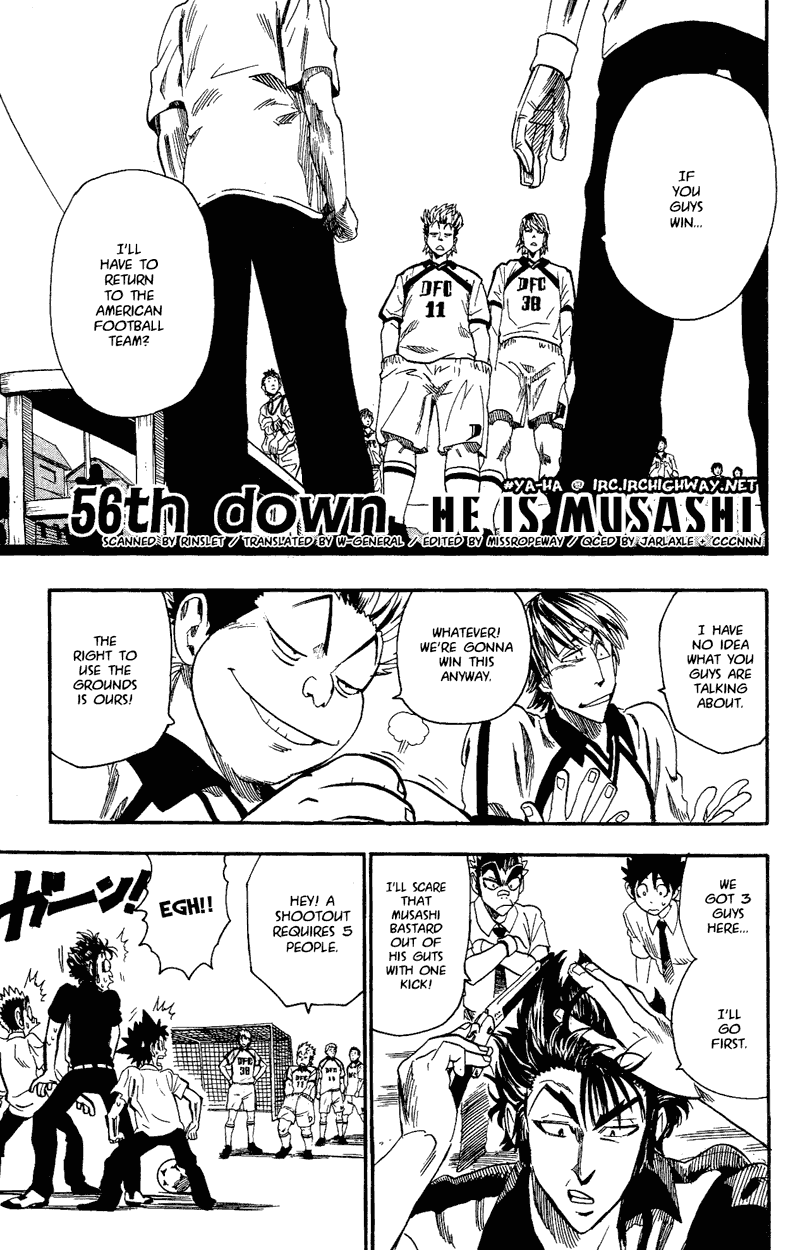 Eyeshield 21 Chapter 56 page 1 - Chapter 56: He is Musashi