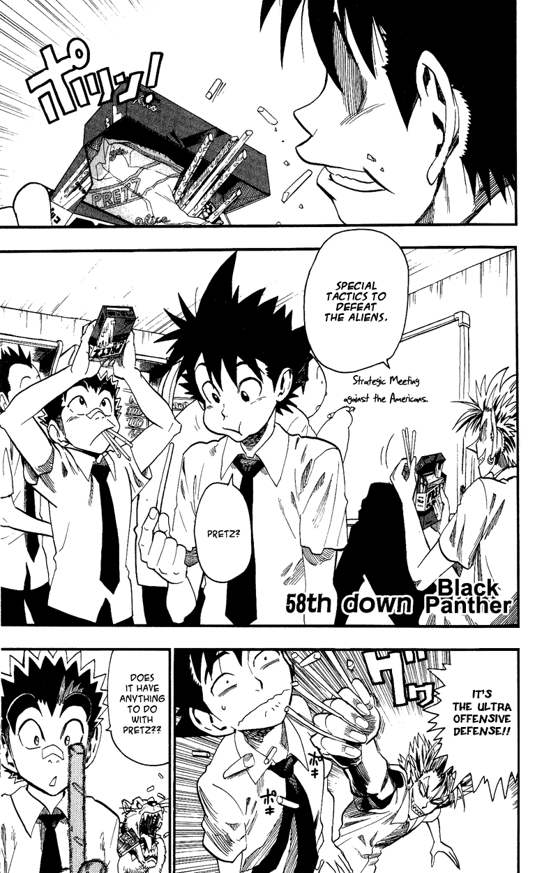 Eyeshield 21 Chapter 58 page 1 - Chapter 58: Black Panther