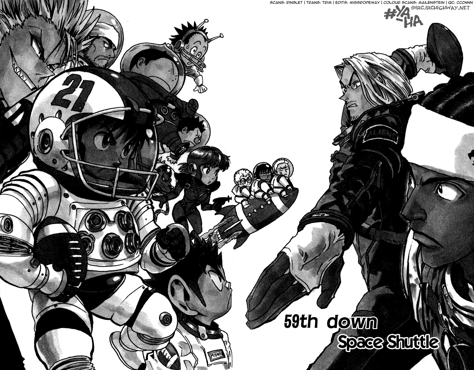 Eyeshield 21 Chapter 59 page 1 - Chapter 59: Space Shuttle