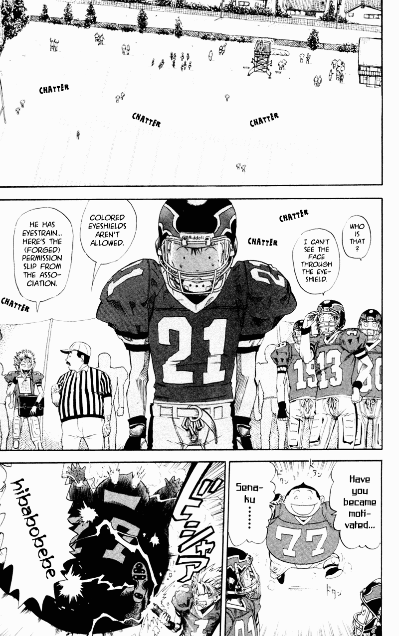 Eyeshield 21 Chapter 6 page 3 - Chapter 6: Hold Down the Field!