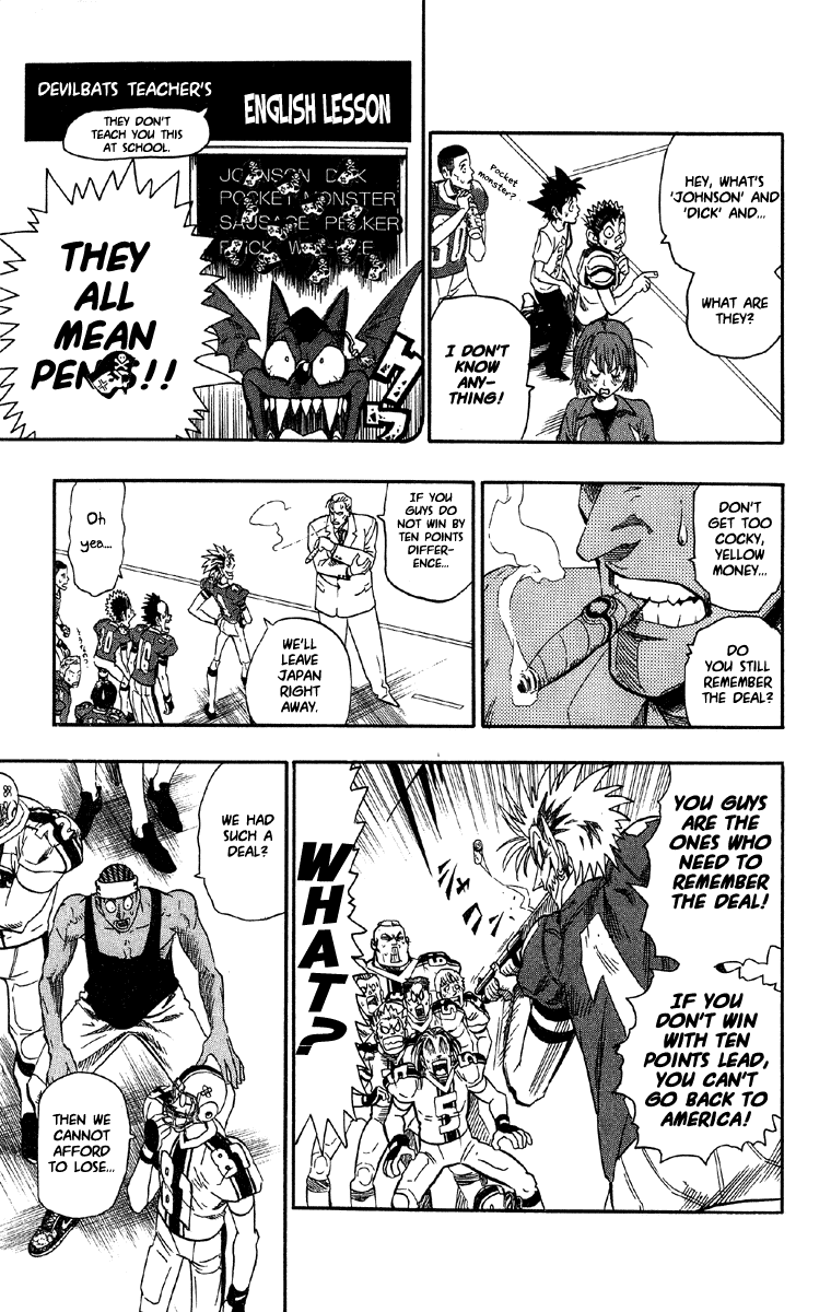 Eyeshield 21 Chapter 61 page 11 - Chapter 61: Japan-US Showdown