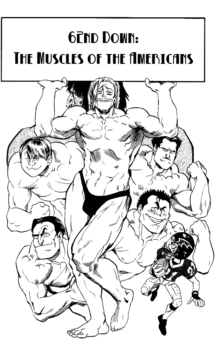 Eyeshield 21 Chapter 62 page 6 - Chapter 62: The Muscles of the Americans