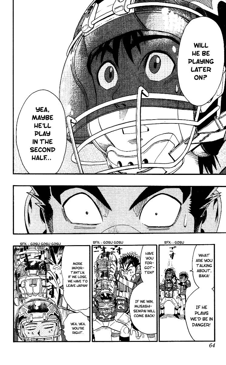 Eyeshield 21 Chapter 64 page 15 - Chapter 64: Why Warriors Look to the Strong