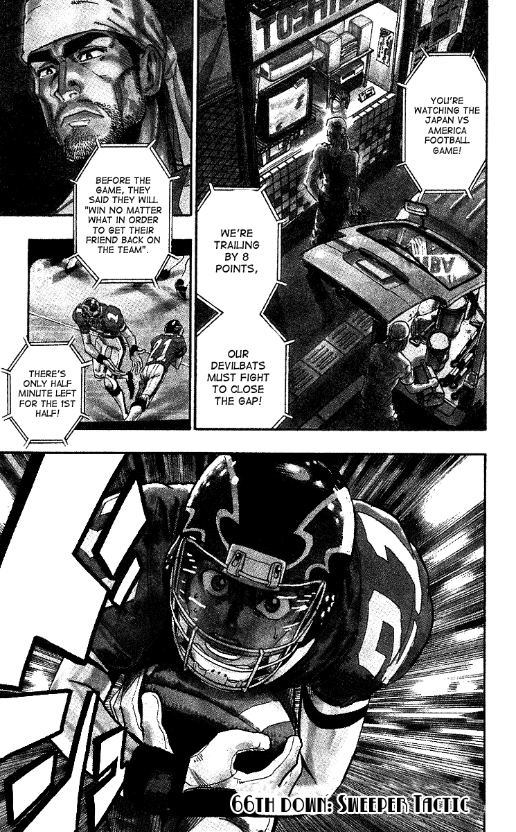 Eyeshield 21 Chapter 66 page 3 - Chapter 66: Sweeper Tactic