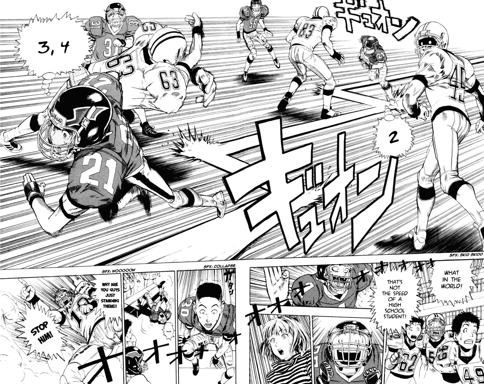 Eyeshield 21 Chapter 7 page 2 - Chapter 7: Eleven Scarecrows