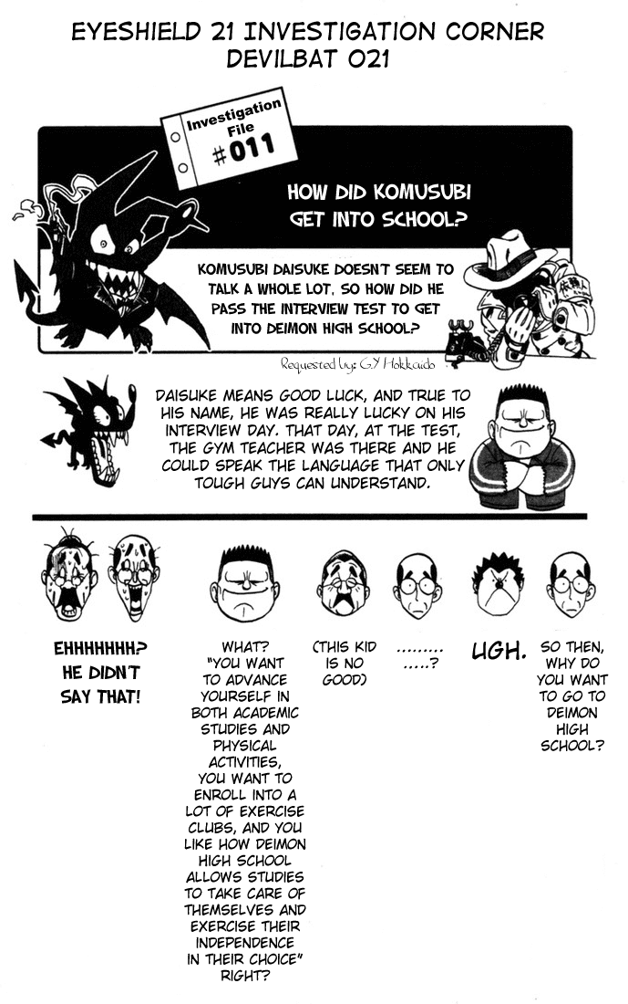 Eyeshield 21 Chapter 74 page 20 - Chapter 74: Strongest Pentragon
