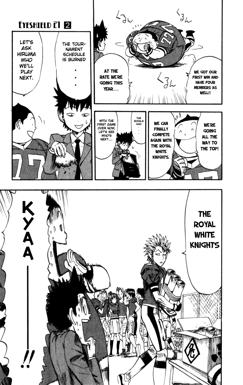 Eyeshield 21 Chapter 8 page 11 - Chapter 8: That Hand Won't Stop Me